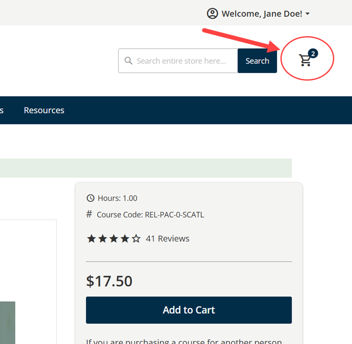 Purchasing Courses