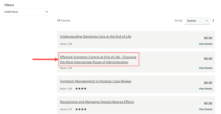 Purchasing Courses