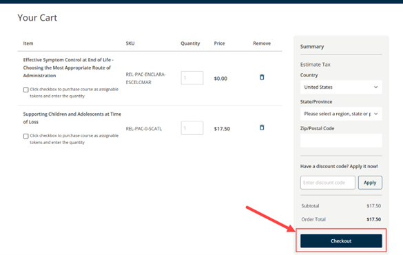 Purchasing Courses