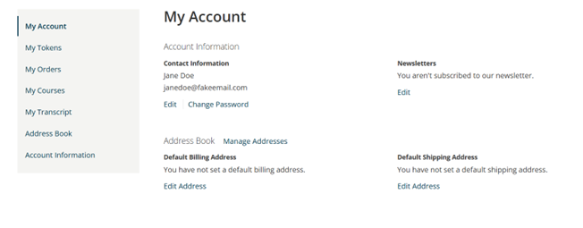 Creating and Navigating Your Account